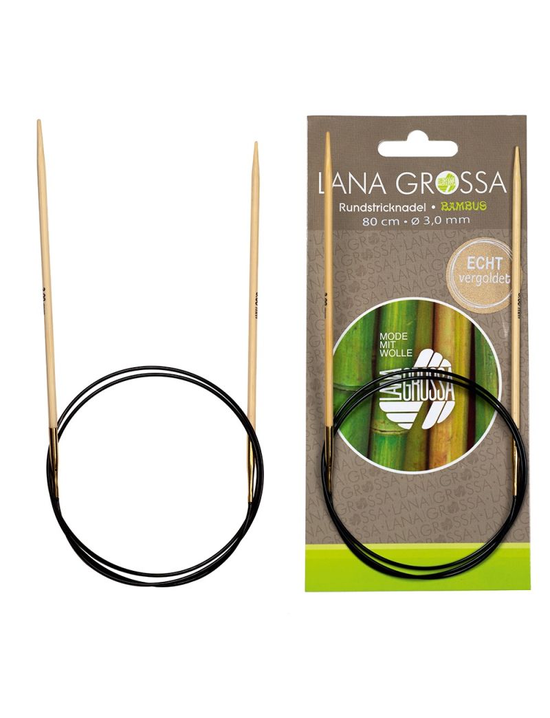 Rundstricknadel Bambus